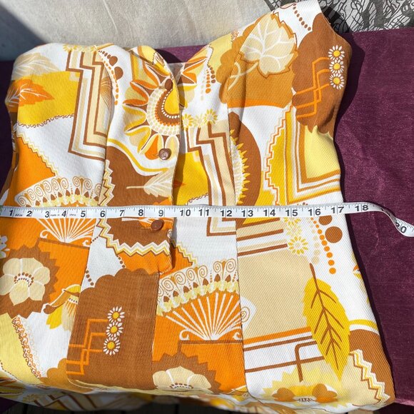 91 (VWC) Vintage. Handcrafted. Smock. Blouse. 1960. Europe. Rare Find. - Picture 9 of 12